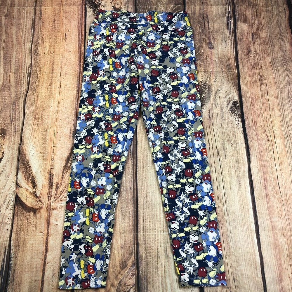 Lularoe Disney Mickey Mouse Print Womens Leggings